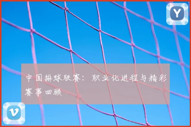中国排球联赛:职业化进程与精彩赛事回顾